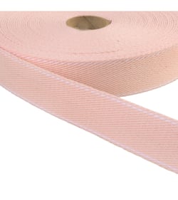 Sangle point sellier 30mm rose clair au mètre