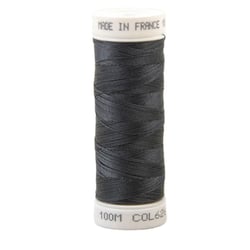 Fil à coudre polyester 100m made in France - gris mickey 626