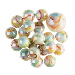 Filet de 20 billes 16 mm + 1 calot 25 mm licorne - kim play - jeu de recréation, adresse