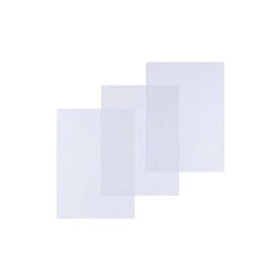 Couverture pour dossier à relier - Transparent - Plastique - A4 - Lot de 100