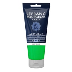 Peinture acrylique - Vert clair - 556 - Fine - Lefranc Bourgeois - Tube 80ml