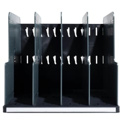 Trieur vertical Modulotop 5 intercalaires - Gris lumière - Exacompta
