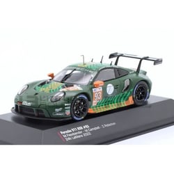 Voiture Miniature - IXO - PORSCHE 911 RSR - Échelle 1/43 - Le Mans 2022 - Vert/Orange