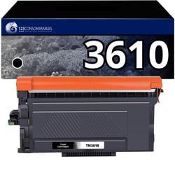 TN3610 - Toner Brother TN3610 Noir compatible HL-L5210DW MFC-L5710DN - 123CONSOMMABLES