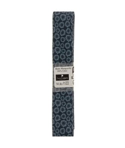 Biais en coton motif Margerites 1,5m x 20mm - Passion Rubans Bleu