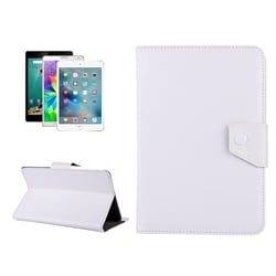 Housse de Protection Pliable En Simili Cuir Blanc Pour Tablette Tactile 9 Pouces