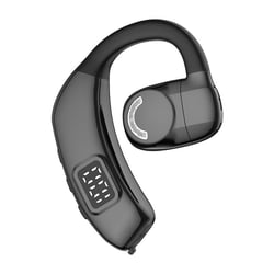 Ecouteurs Bluetooth Sport Ergonomiques Affichage Digital Autonomie 30H Noir Noir YONIS