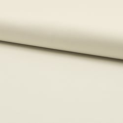 Tissu Popeline de coton unie Ecru