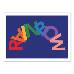 Affiche 30x40 cm -Rainbow - Rosi Feist