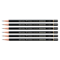 Crayon graphite TOMBOW - MONO 100 - Lot de 6 - Dureté 4H
