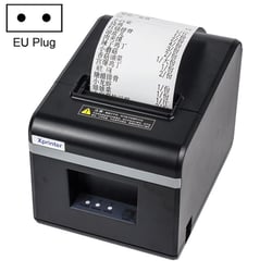 Mini Imprimante Thermique Rapide 80mm LAN Facile À Charger Anti-Bourrage Noir YONIS