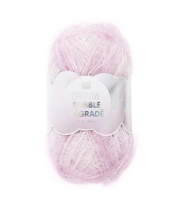 Pelote de Fil à Tricoter CREATIVE BUBBLE DEGRADE – Rico Design 05 Lilas clair