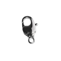 Fermoir carabinier av. oeillet rotatif, argent, 8,9x16,8mm, 2 pces