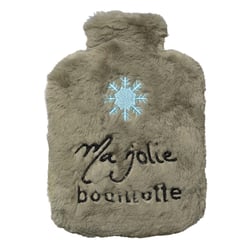 Bouillotte peluche flocon