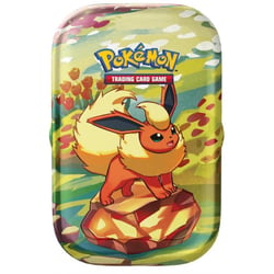 Mini-tin pokémon ev8.5 evolution prismatiques : Écarlate et violet : pyroli - asmodee - cartes à collectionner française - ASMODEE