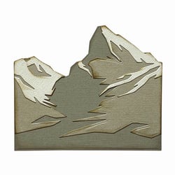 Gabarit de découpe pour machine Sizzix Tim Holtz Thinlits - 6 pièces