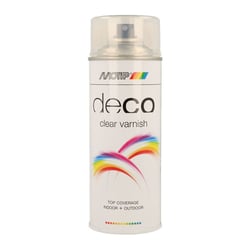 Spray de peinture - Vernis transparent brillant - Motip Déco