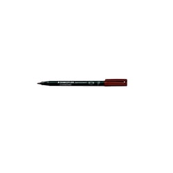 STAEDTLER Marqueur permanent 318F Lumocolor, marron