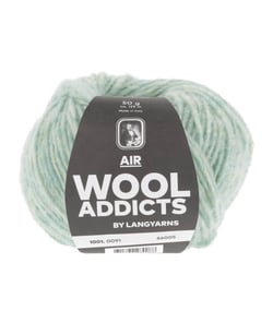 Pelote de Laine à tricoter AIR - Wool Addicts 0091 Vert