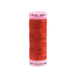 Fil spécial jersey 140m rouge feu fabriqué en France