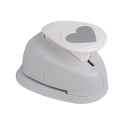 Perforatr. fantaisie: Coeur, 2,54cm (1''), blister 1pièce