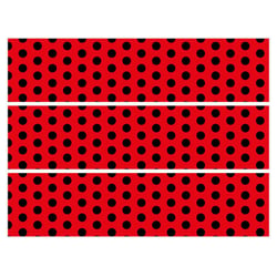 Contours de gâteaux - Pois Noir/Rouge