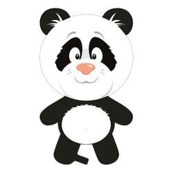 Ballon Géant Panda 50 x 90 cm