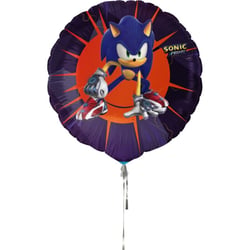 Ballon Aluminium Hélium Sonic Prime - Ø 45 cm