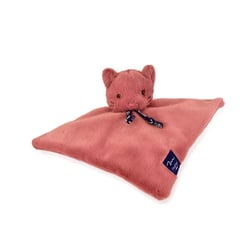 Chat Dorlotin - doudou plat rose