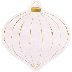 20 Serviettes Boule de Noël