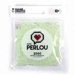 Perlou - Perles à repasser Mini Perlou Phosphorescent