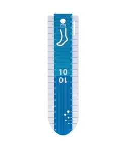 Règle à tricoter les chaussettes 20 cm - jauge & échantillon - Prym