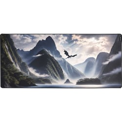Tapis de souris - PAD DRAGON - Format XXL - 900 x 400 x 4 mm - Noir