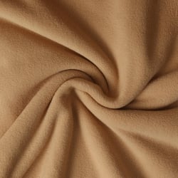 Tissu Polaire doux Grand Froid Camel