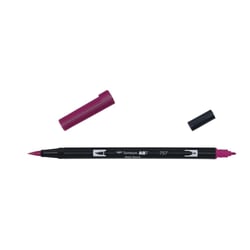 Lot de 6 feutres double pointe aquarellables - TOMBOW - Rouge porto