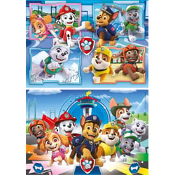 Puzzle pat patrouille quartier general et en missions - 2 x 60 pieces - clementoni - 21617