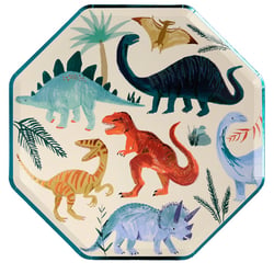 8 Assiettes - Royaume des Dinosaures