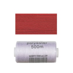 Bobine 500m fil polyester Rouge