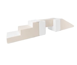 Passerelle 5 blocs blanc cappuccino - Velinda - Beige