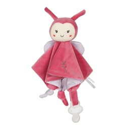 Carré Doudou Bebe Bamboo - Coccinelle - 24 cm s/carte