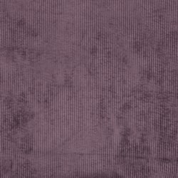 Tissu Velours côtelé lavé uni Raisin