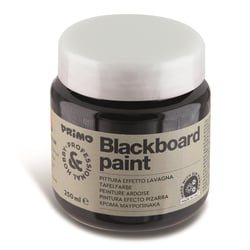 Lot de 6 Peintures acrylique pour effet ardoise, en pot. 250 ml PRIMO