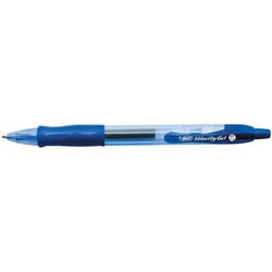 Stylo roller encre gel BIC - Gel-ocity - Bleu - Pointe moyenne 0,7 mm
