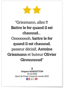 Affiche Battre le fer quand il est chaud | A3 : 29,7x42cm