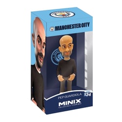 Minix - Football Stars #134 - Manchester City - Pep Guardiola - Figurine à collectionner 12 cm