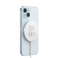 Mayaxess Chargeur Magsafe pour iPhone 15 Magnétique 15W Blanc