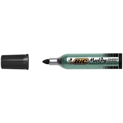 Lot de 12 Marqueurs Permanent MARKING ONYX 1482 Pointe Ogive Trait 1,5 mm Noir BIC