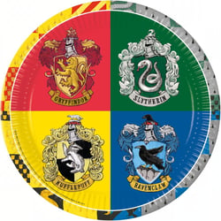 8 Assiettes Harry Potter Poudlard