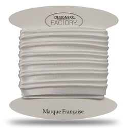 Passepoil satin blanc vendu par 5 mètres – designers-factory