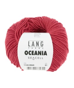 Pelote de Coton à crocheter et tricoter Oceania - Lang Yarns 60 Rouge